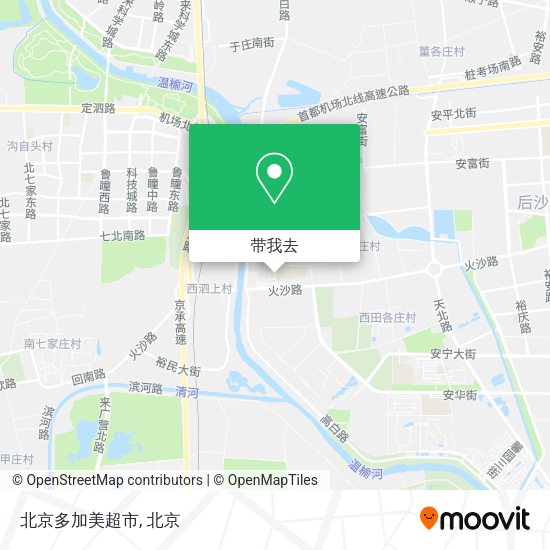 北京多加美超市地图