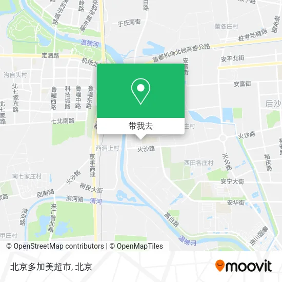 北京多加美超市地图