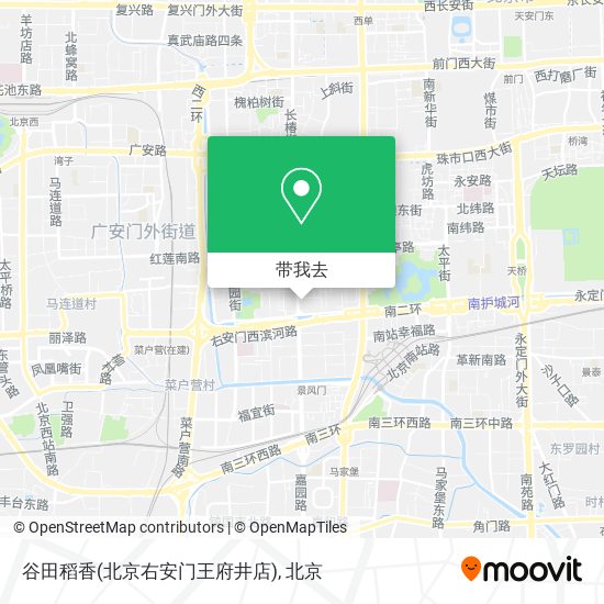 谷田稻香(北京右安门王府井店)地图