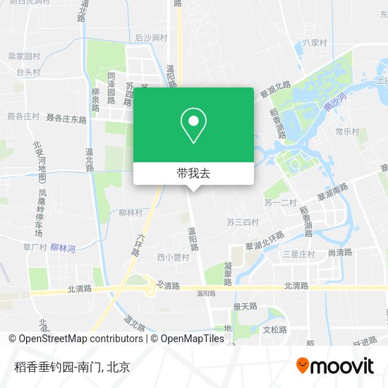 稻香垂钓园-南门地图