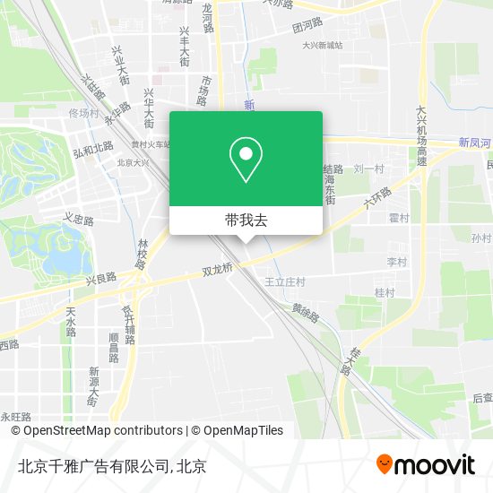 北京千雅广告有限公司地图