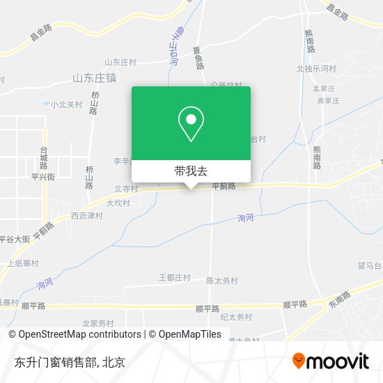 东升门窗销售部地图
