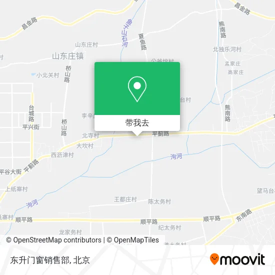 东升门窗销售部地图
