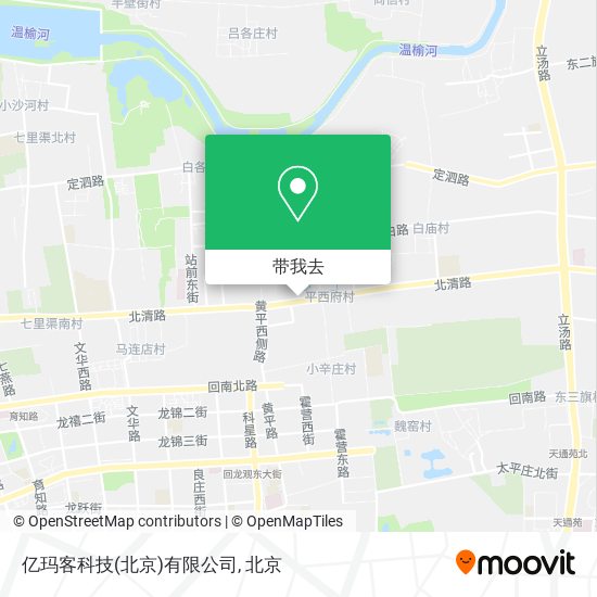 亿玛客科技(北京)有限公司地图