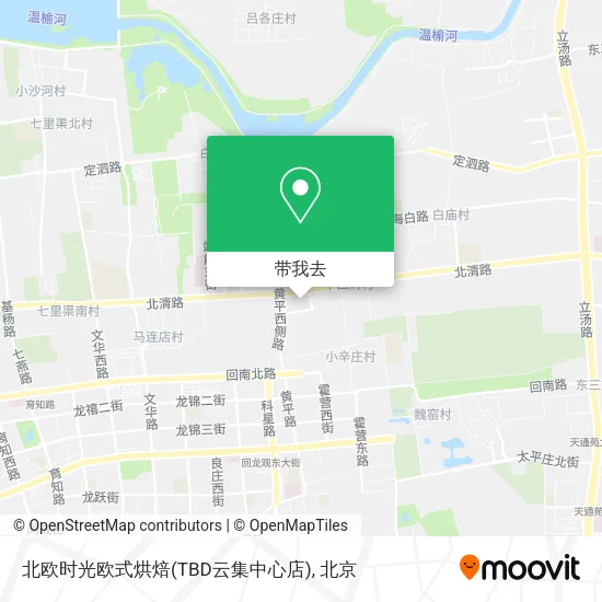 北欧时光欧式烘焙(TBD云集中心店)地图