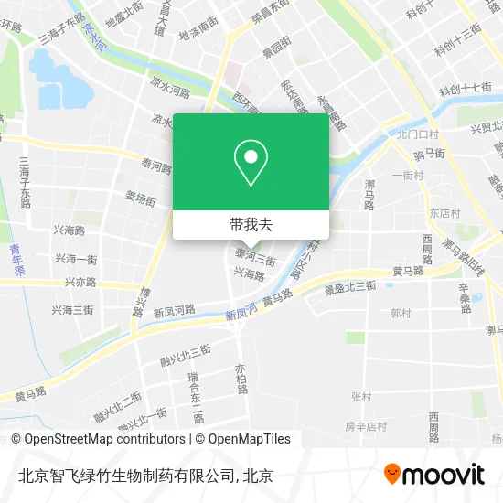 北京智飞绿竹生物制药有限公司地图