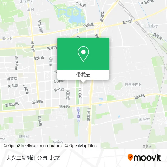 大兴二幼融汇分园地图