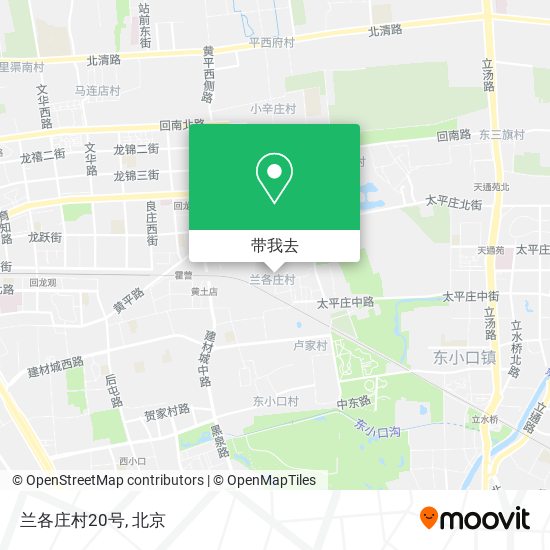 兰各庄村20号地图