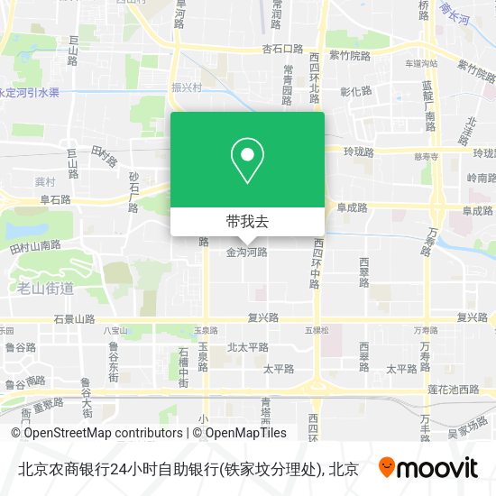 北京农商银行24小时自助银行(铁家坟分理处)地图