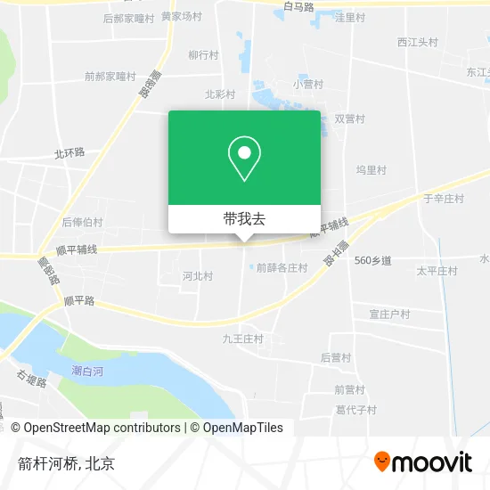 箭杆河桥地图