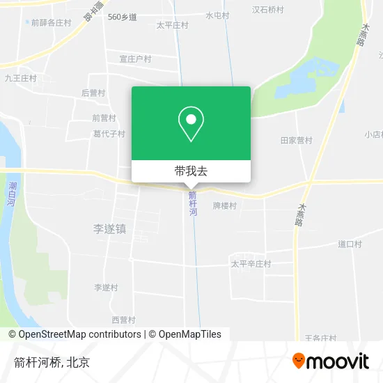 箭杆河桥地图