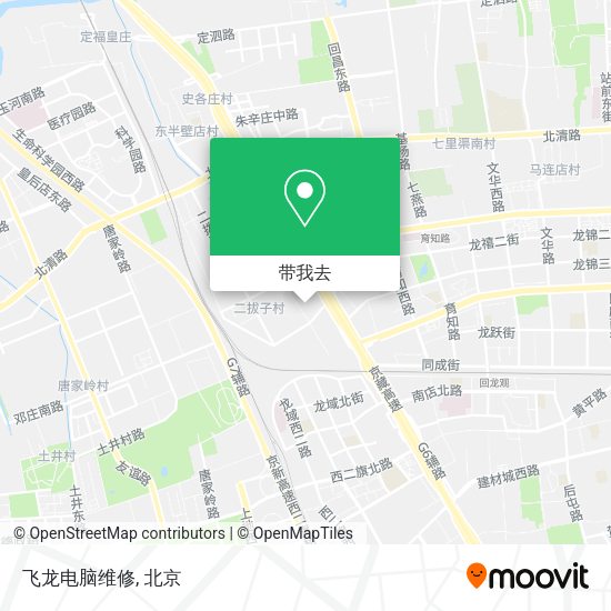 飞龙电脑维修地图