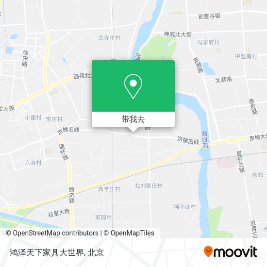 鸿泽天下家具大世界地图