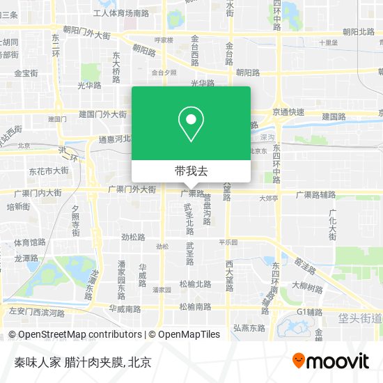 秦味人家 腊汁肉夹膜地图