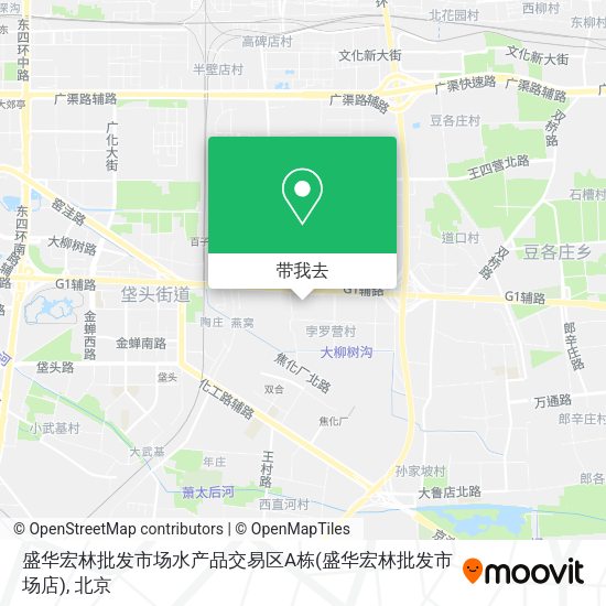 盛华宏林批发市场水产品交易区A栋(盛华宏林批发市场店)地图