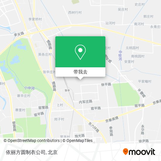 依丽方圆制衣公司地图