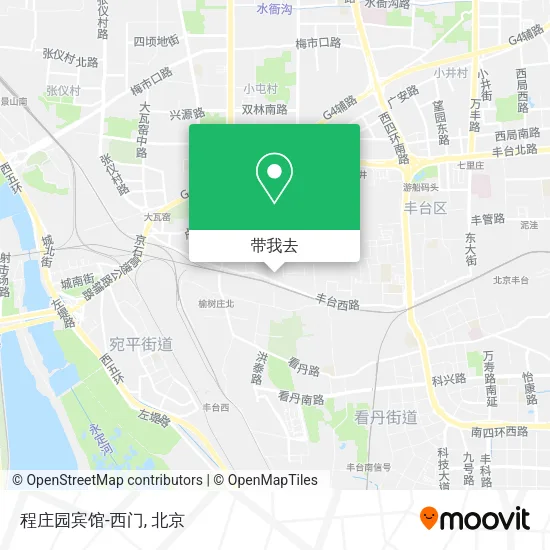 程庄园宾馆-西门地图