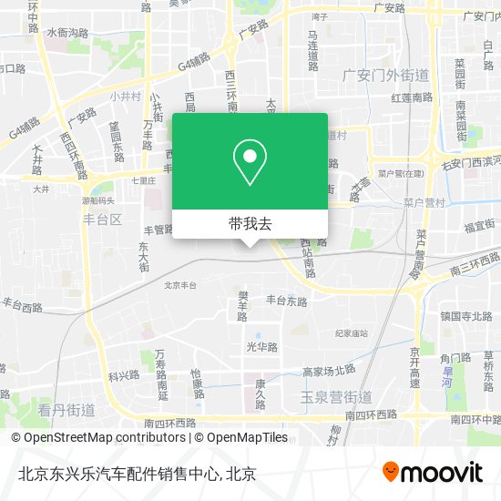 北京东兴乐汽车配件销售中心地图
