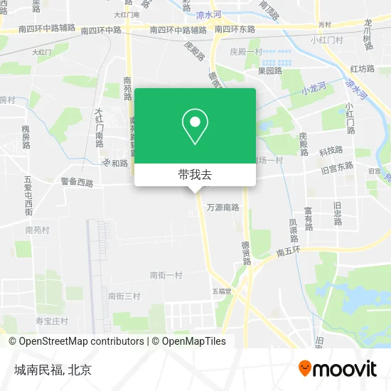 城南民福地图