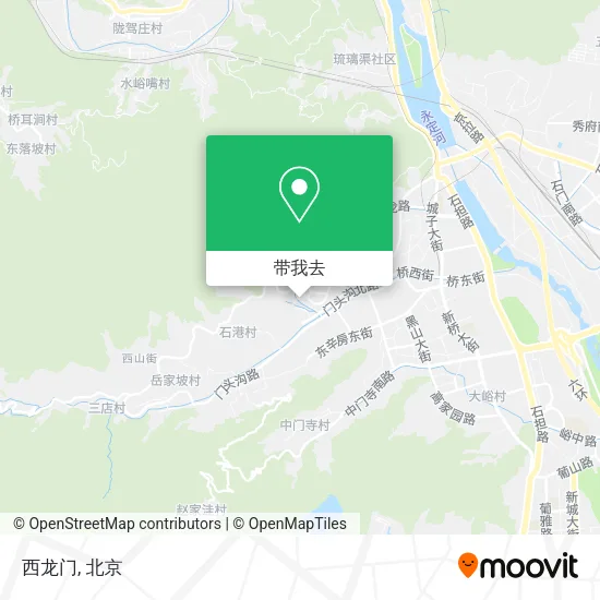 西龙门地图