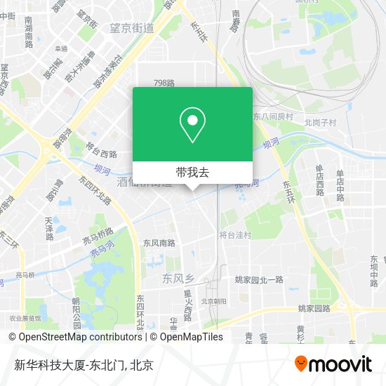 新华科技大厦-东北门地图