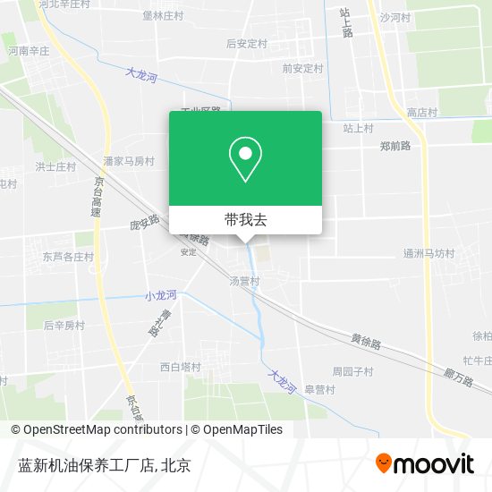 蓝新机油保养工厂店地图