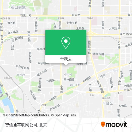 智信通车联网公司地图