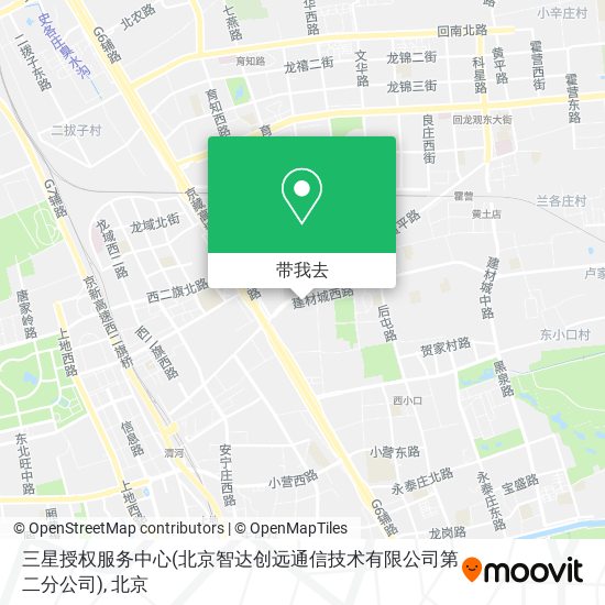 三星授权服务中心(北京智达创远通信技术有限公司第二分公司)地图