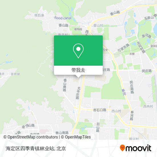 海定区四季青镇林业站地图