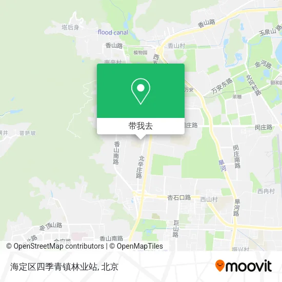 海定区四季青镇林业站地图