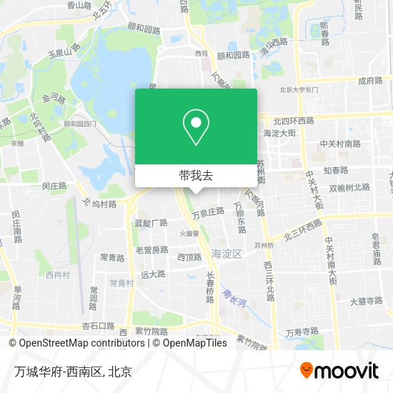 万城华府-西南区地图