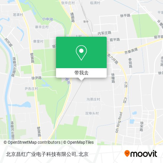 北京昌红广业电子科技有限公司地图