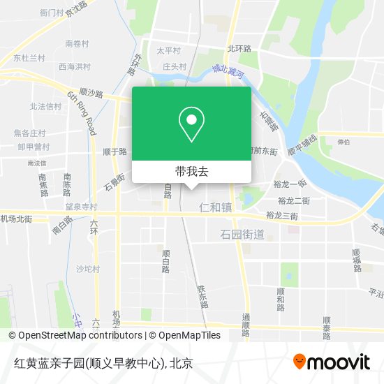 红黄蓝亲子园(顺义早教中心)地图