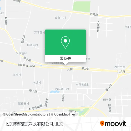 北京博辉蓝京科技有限公司地图