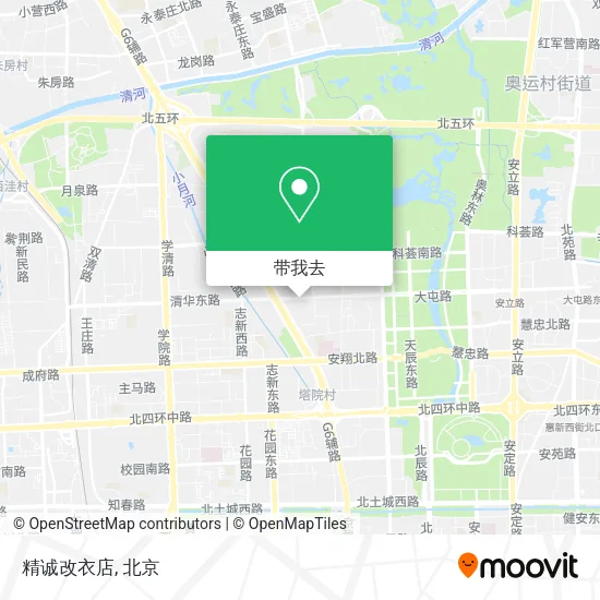 精诚改衣店地图