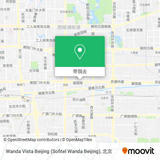 Wanda Vista Beijing (Sofitel Wanda Beijing)地图