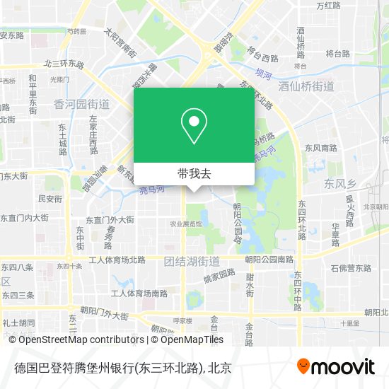 德国巴登符腾堡州银行(东三环北路)地图