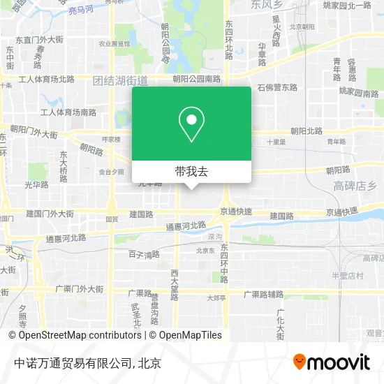 中诺万通贸易有限公司地图