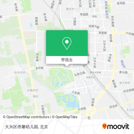 大兴区佟馨幼儿园地图