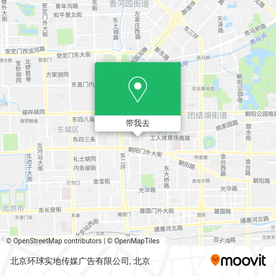 北京环球实地传媒广告有限公司地图