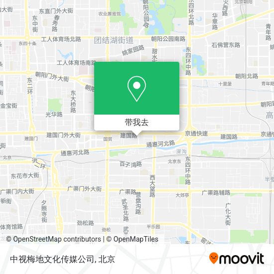 中视梅地文化传媒公司地图