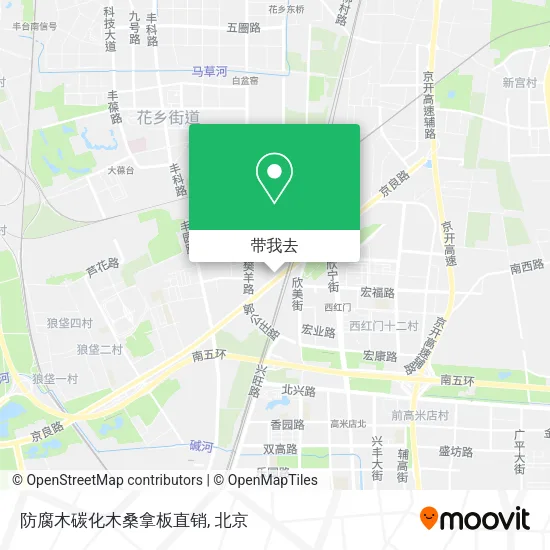 防腐木碳化木桑拿板直销地图