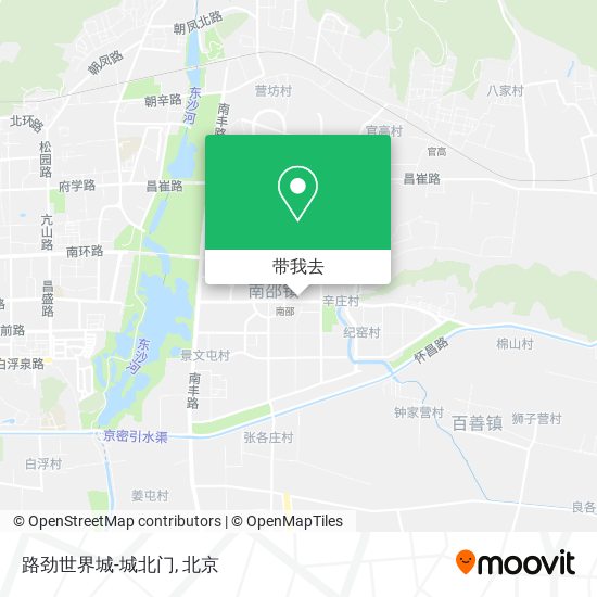 路劲世界城-城北门地图