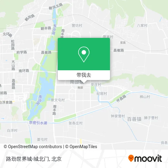 路劲世界城-城北门地图
