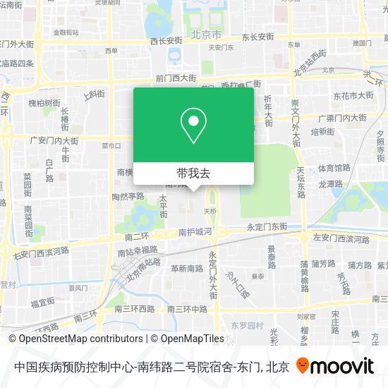 中国疾病预防控制中心-南纬路二号院宿舍-东门地图