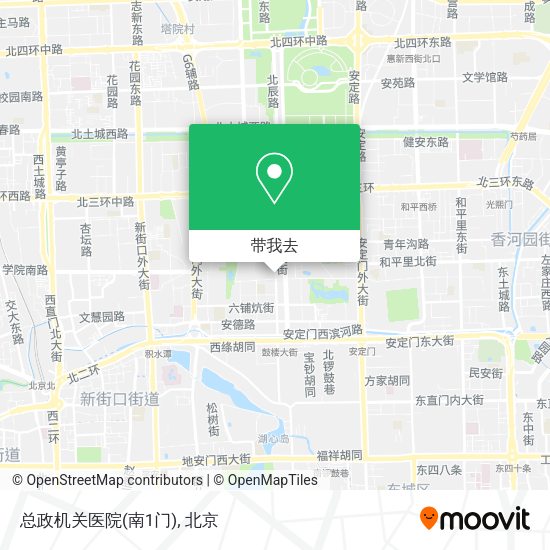 总政机关医院(南1门)地图