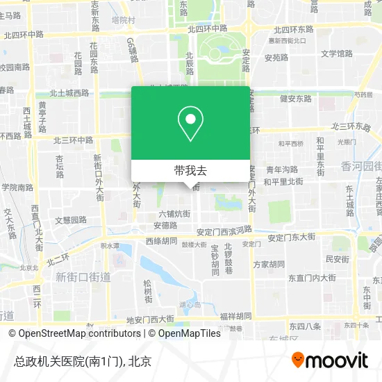 总政机关医院(南1门)地图