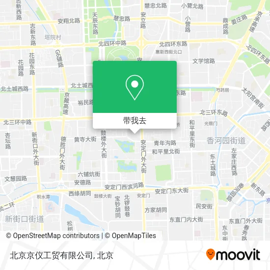 北京京仪工贸有限公司地图