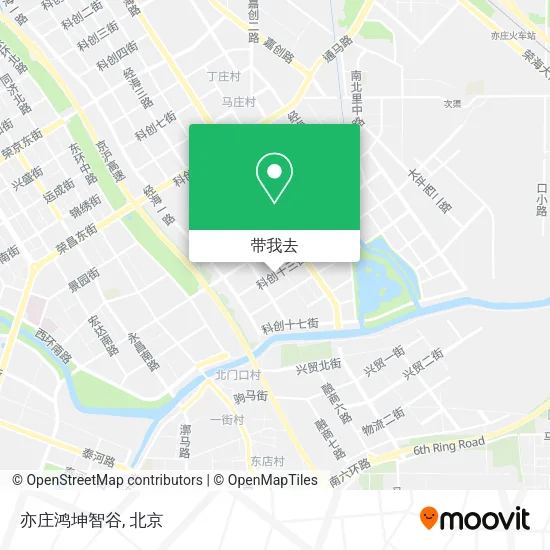 亦庄鸿坤智谷地图