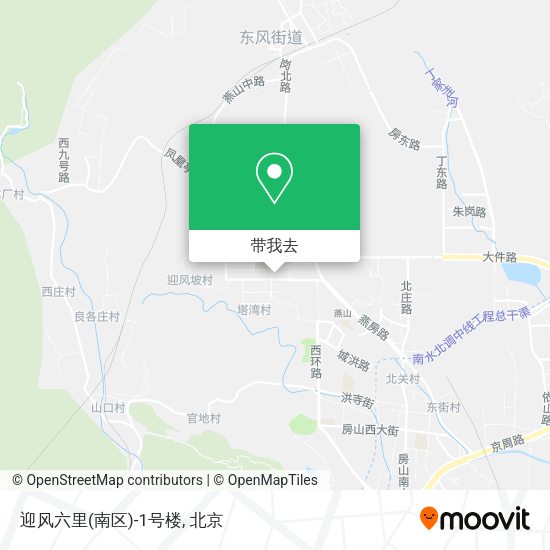 迎风六里(南区)-1号楼地图